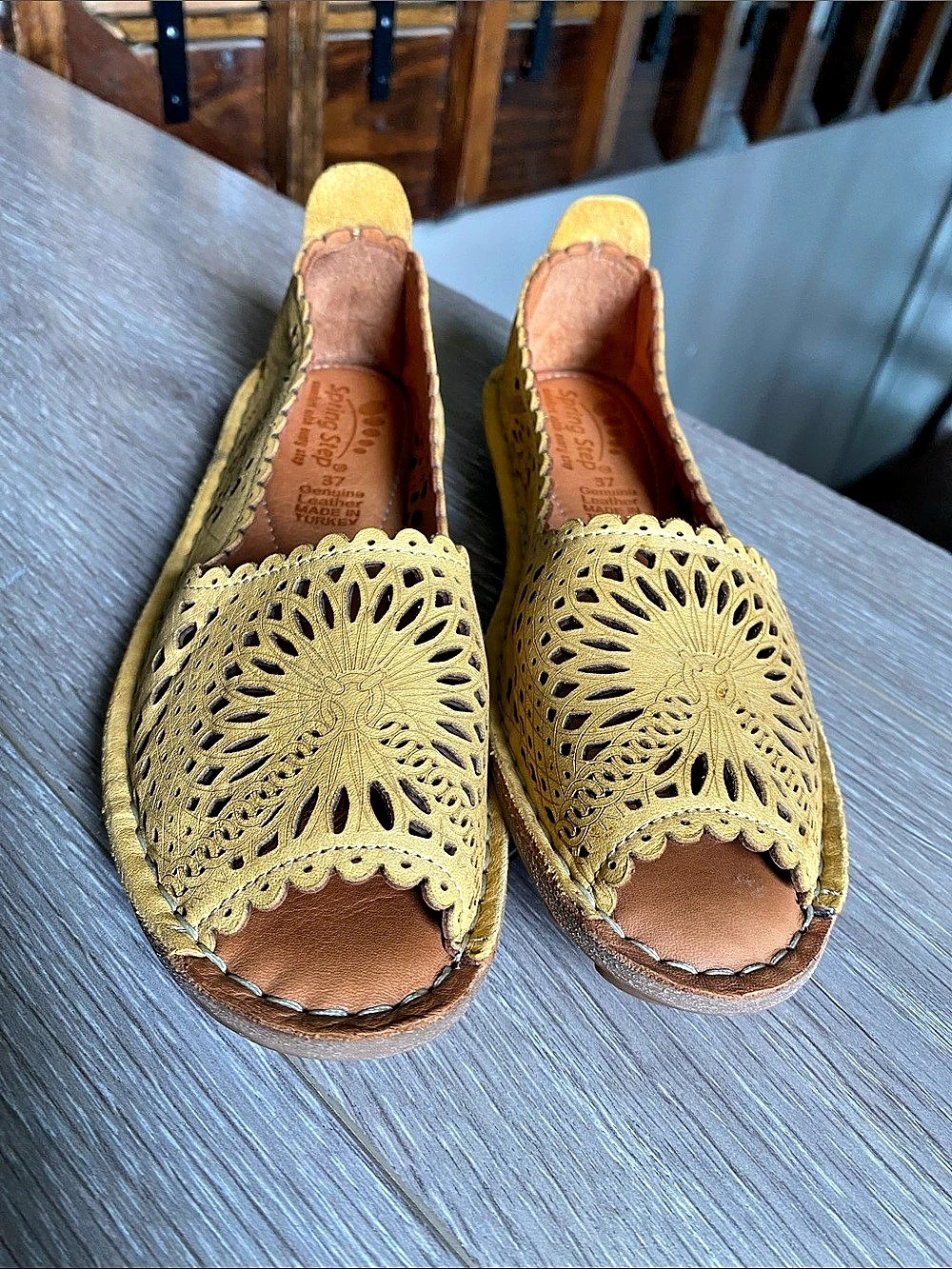 Spring Step Women's Bormeda Leather Shoes Size 7